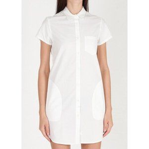 Steven Alan Women's White Cotton Shirt Dress, M